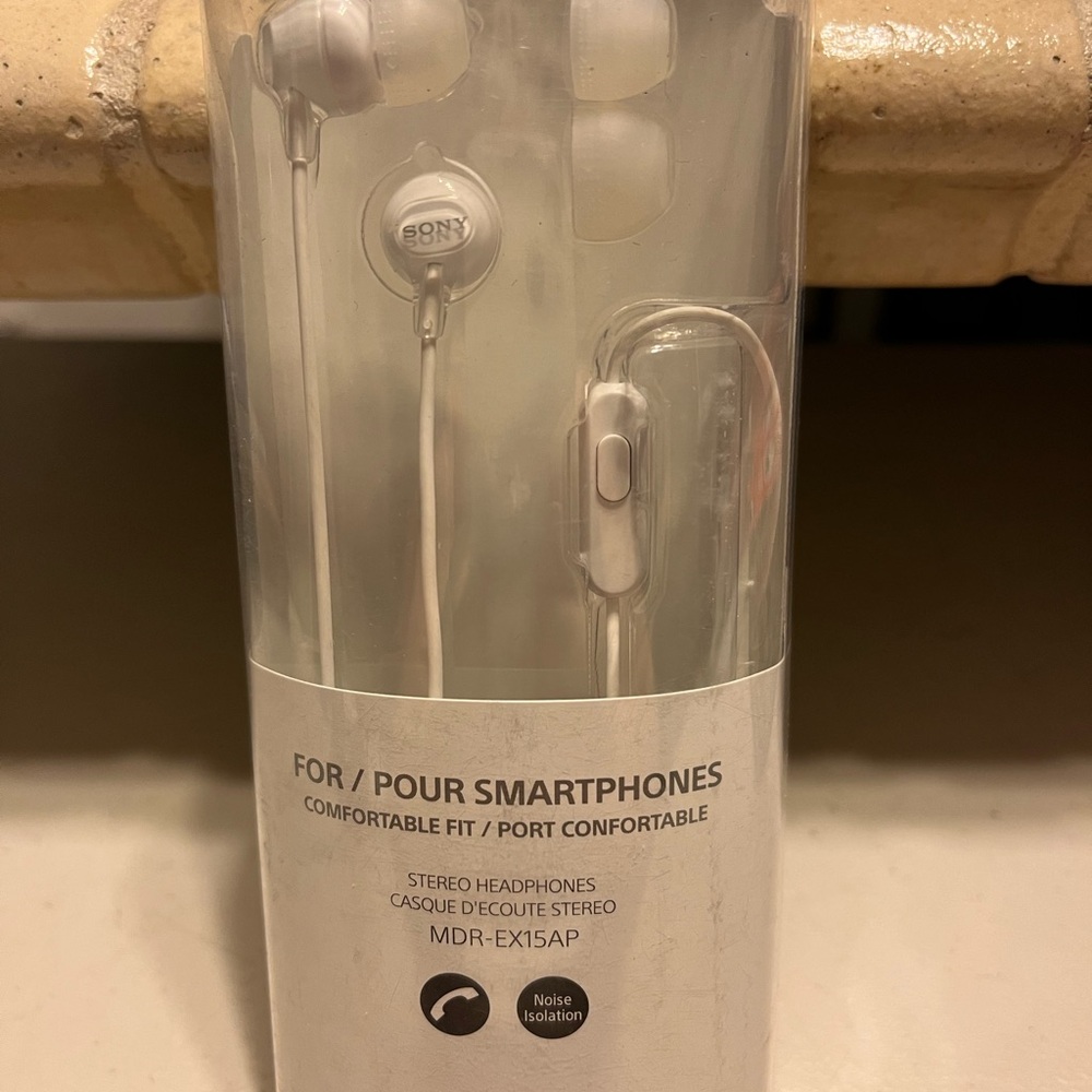 Sony for old smartphones stereo headphones mdr-ex15ap